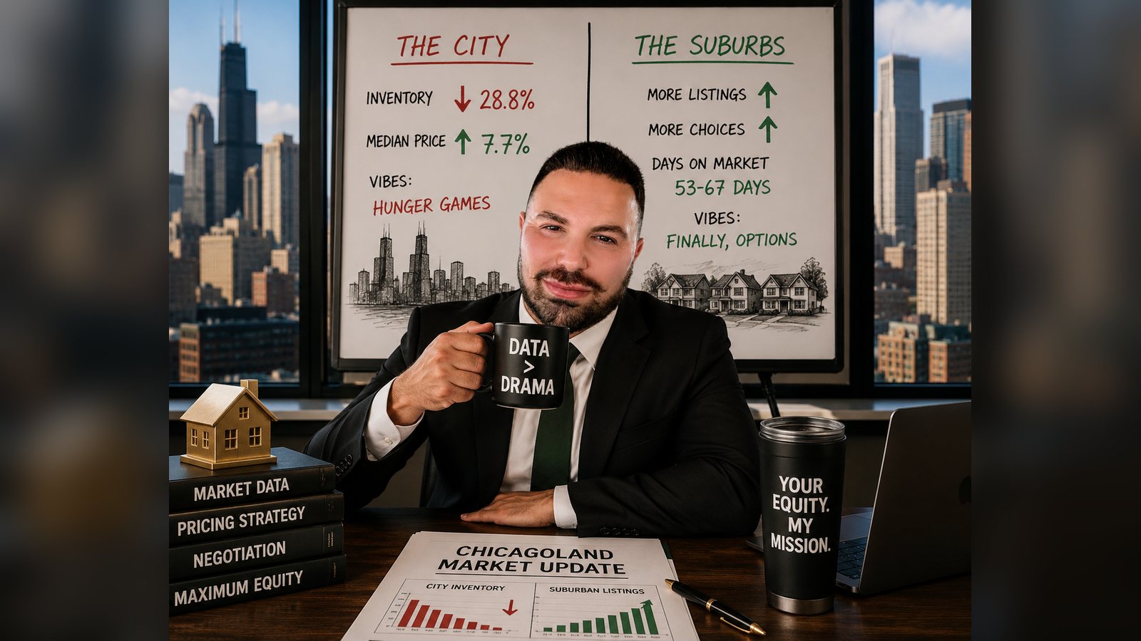 Cover image for the article: A Tale of Two Markets: Why Chicago’s City Inventory is Crashing While Suburbs Open Up