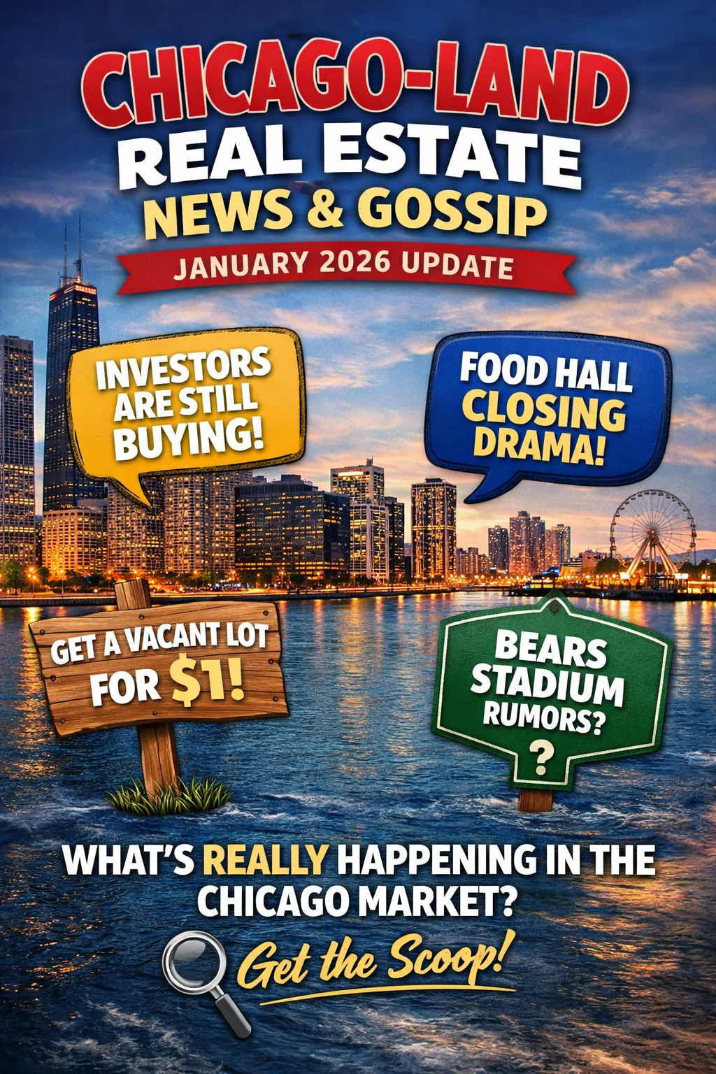 Illustration for: Chicago-Land Real Estate News & Gossip: January 2026 Edition