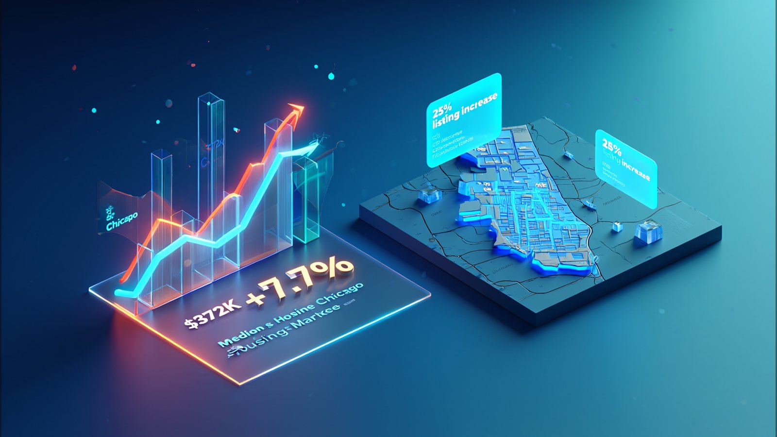 Cover image for the article: Chicago Real Estate Rollercoaster: Prices Soar While Luxury Condos Eat Humble Pie (Spring 2025 Edition)