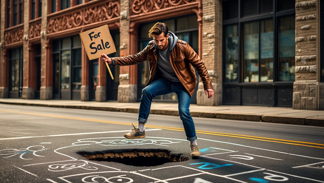 Illustration for: Chicago Real Estate Spring Fling: Dancing with Data, Dodging Potholes (and High Rates!)