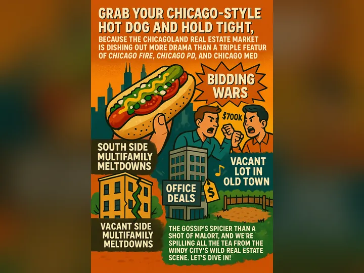 Cover image for the article: Chicagoland Real Estate Gossip: Bidding Wars, South Side Soap Operas, and Office Space Steals That’ll Make You Spit Out Your Malört