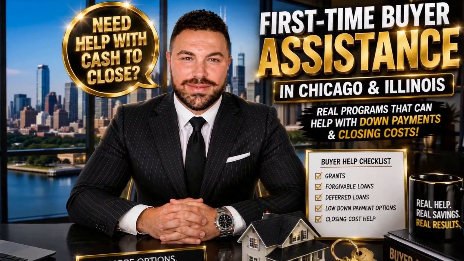 Cover image for the article: First-Time Buyer Assistance in Chicago & Illinois: Real Programs That Can Help With Down Payments and Closing Costs
