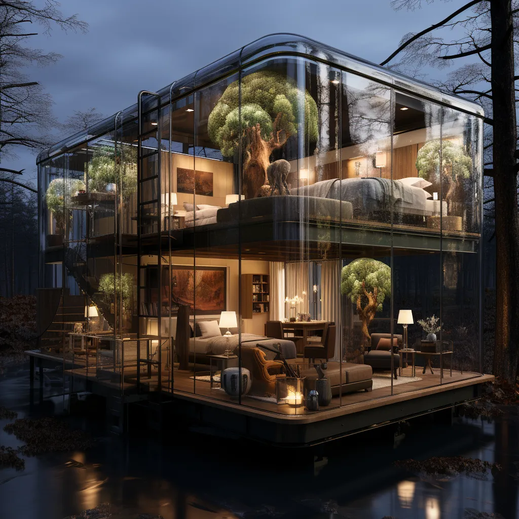 Illustration for: Foldable Tiny Homes: An Innovative Solution for Modern Living