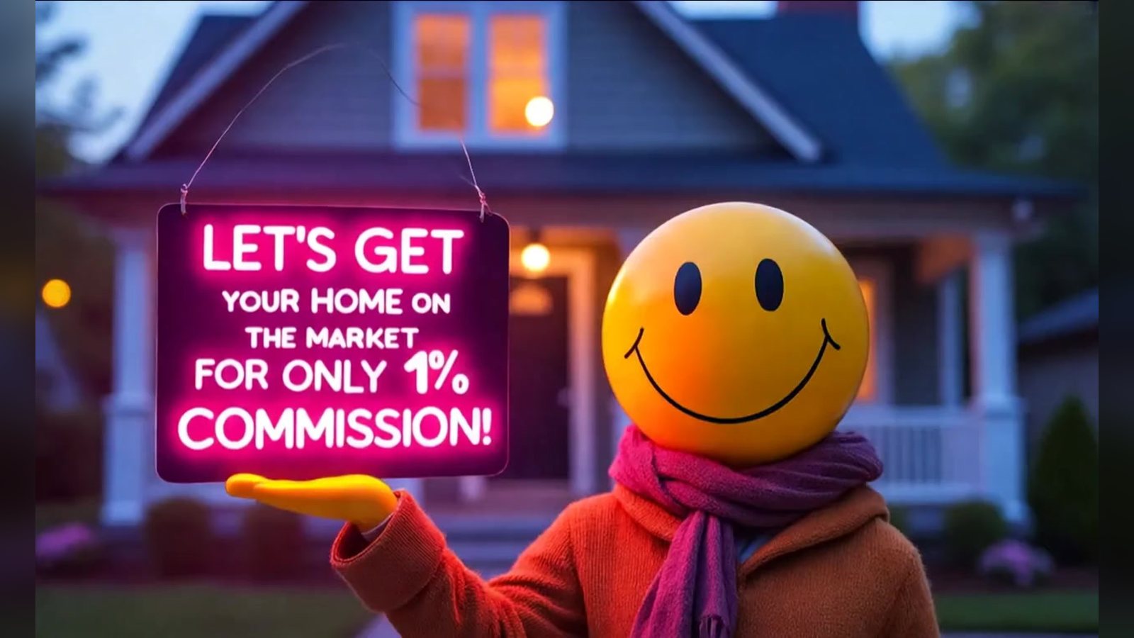 Cover image for the article: GET YOUR HOME ON THE MARKET FOR ONLY 1% COMMISSION!