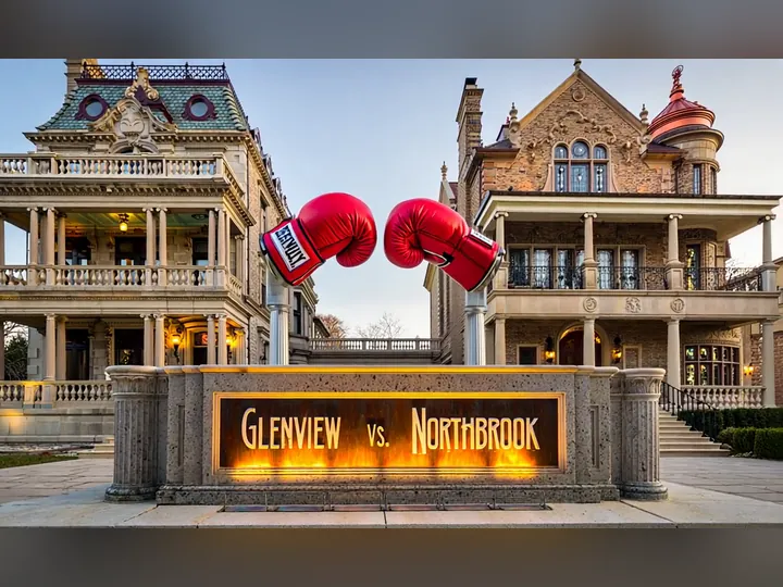 Cover image for the article: Northbrook vs. Glenview: The North Shore Neighborly Showdown (Choosing Your Forever Cul-de-Sac!)