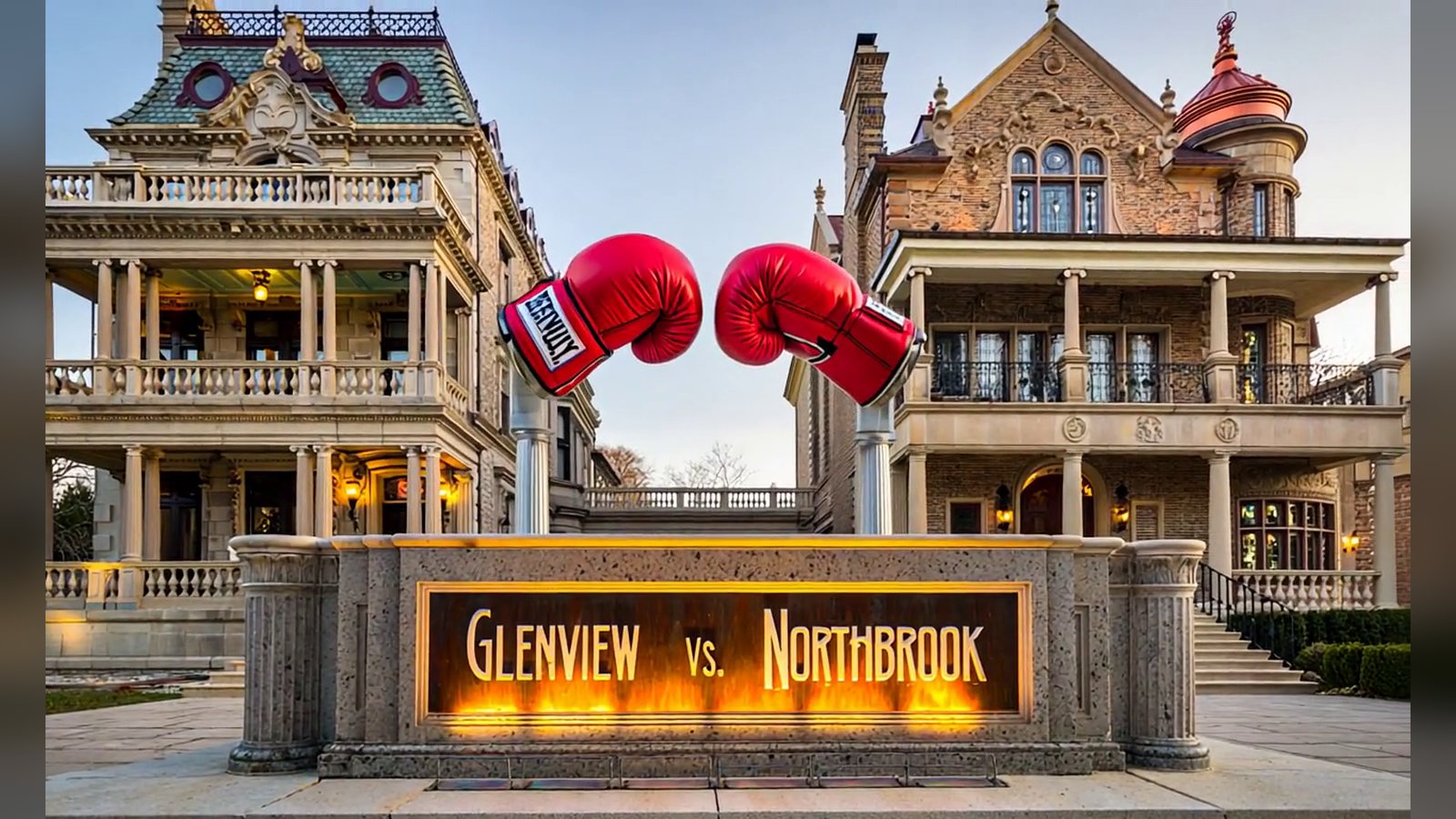 Cover image for the article: Northbrook vs. Glenview: The North Shore Neighborly Showdown (Choosing Your Forever Cul-de-Sac!)
