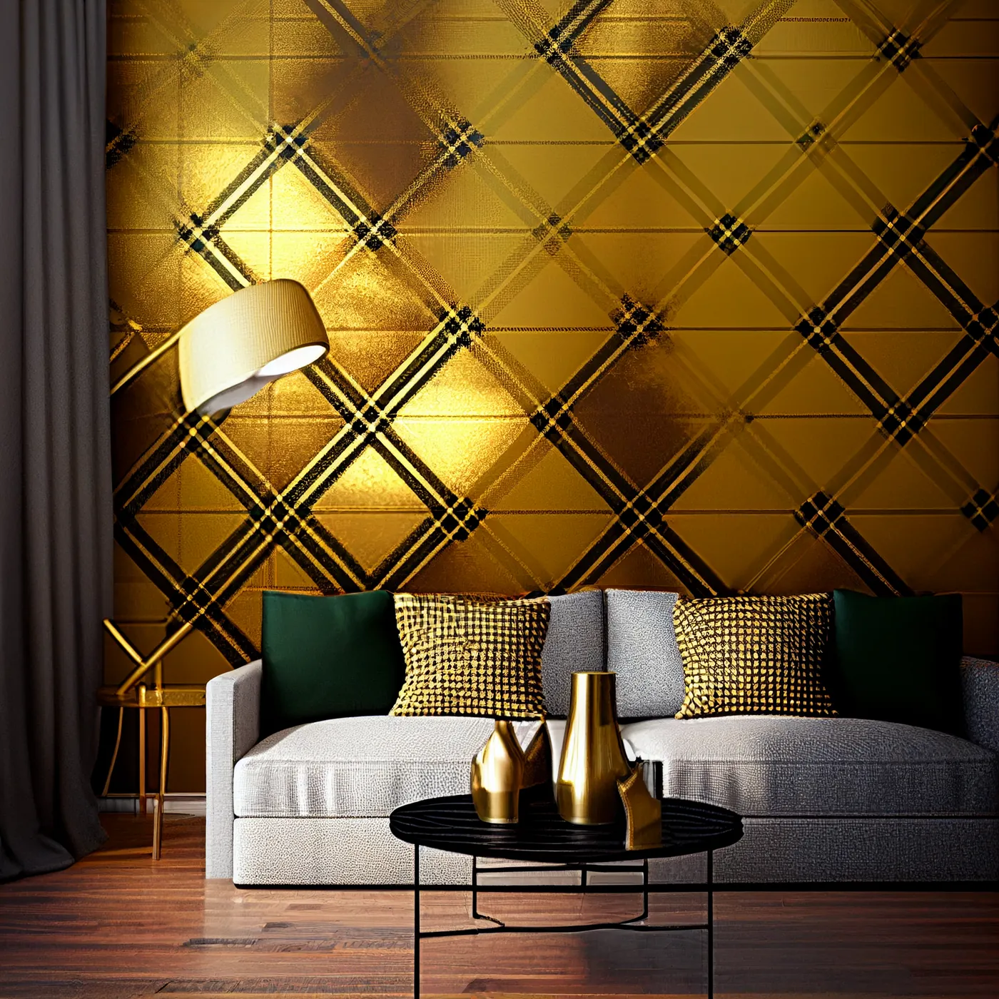 Illustration for: Revival of Wallpaper: How Trendy Designs Are Making a Comeback in Interior Design