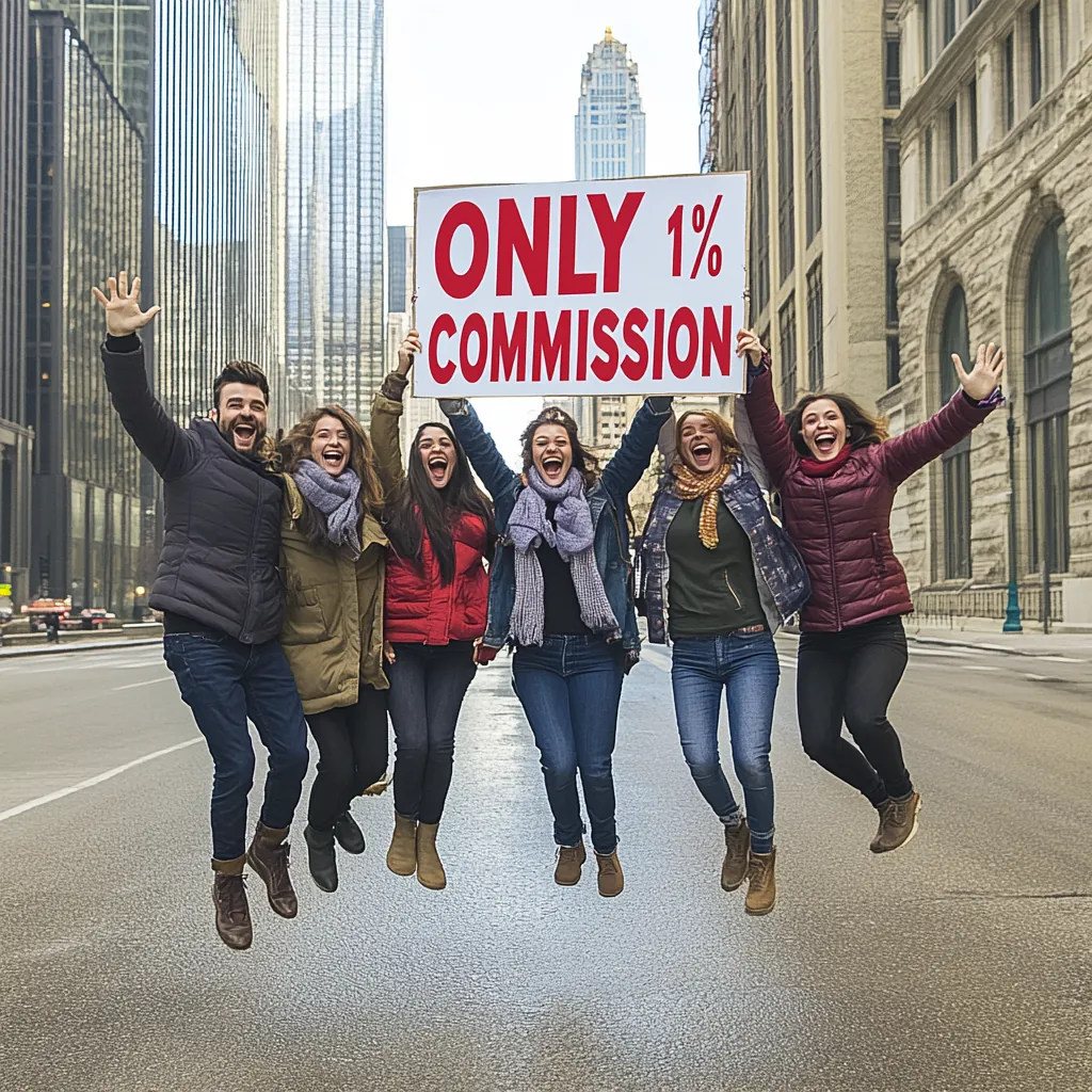 Illustration for: SELL YOUR CHICAGO-LAND HOME FAST & SAVE A FORTUNE! ONLY 1% COMMISSION! 🤯