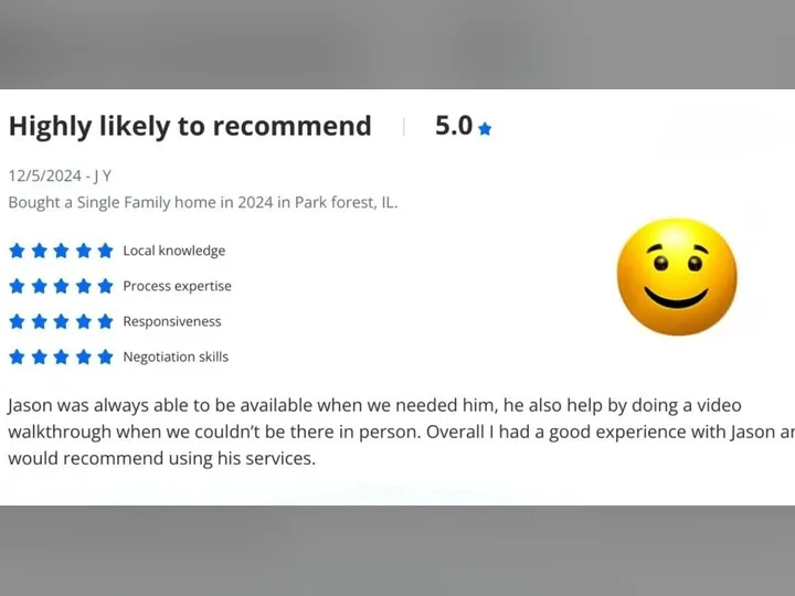 Cover image for the article: So Honored To Have Received Another Positive Review On Zillow.