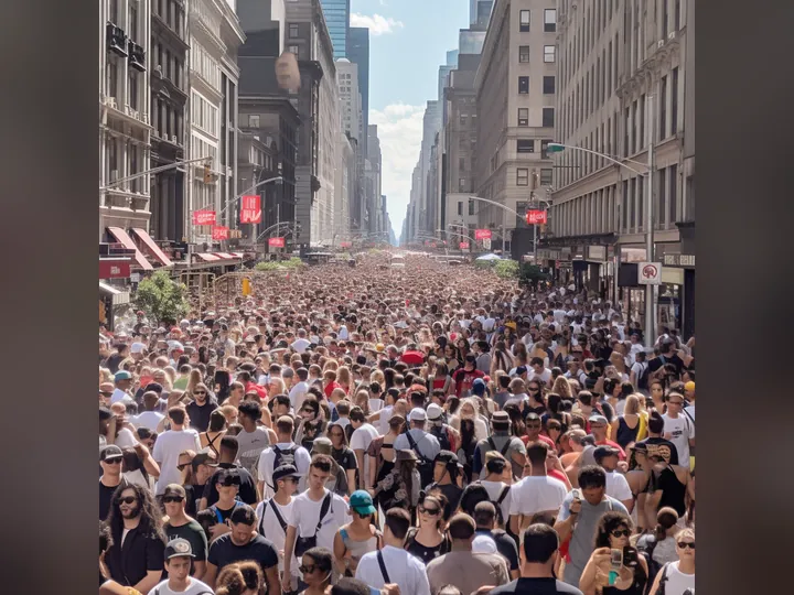 Cover image for the article: The Big Apple's Comeback: Manhattan County Reverses Population Loss! 🍎🗽