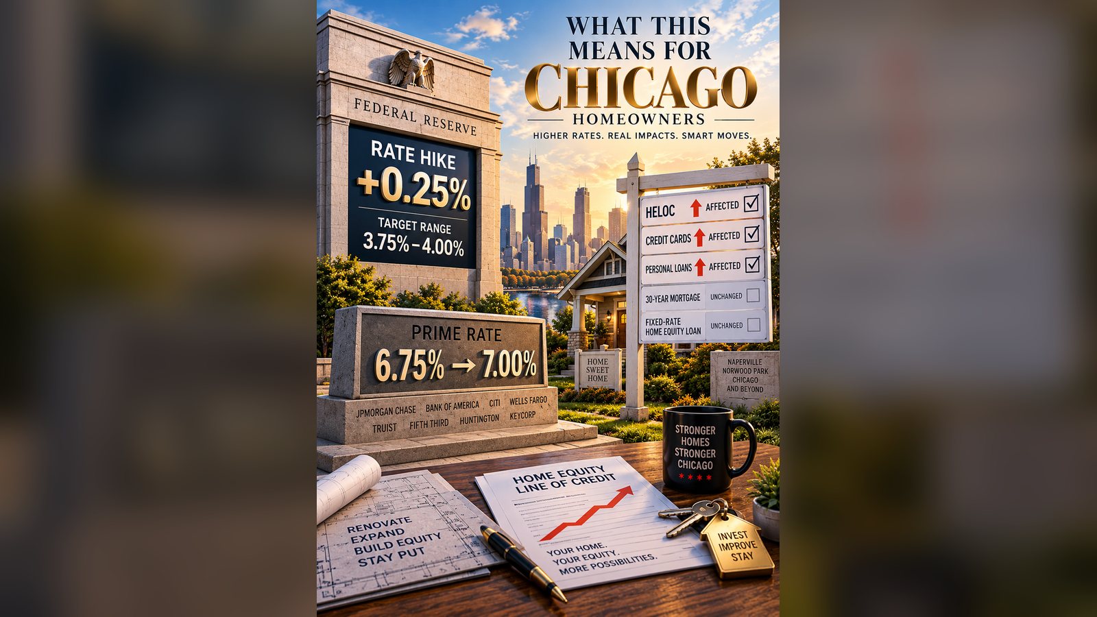 Cover image for the article: The Fed Raised Rates Wednesday for the First Time in Three Years. Your 30-Year Mortgage Didn't Move — Your HELOC Repriced This Morning.