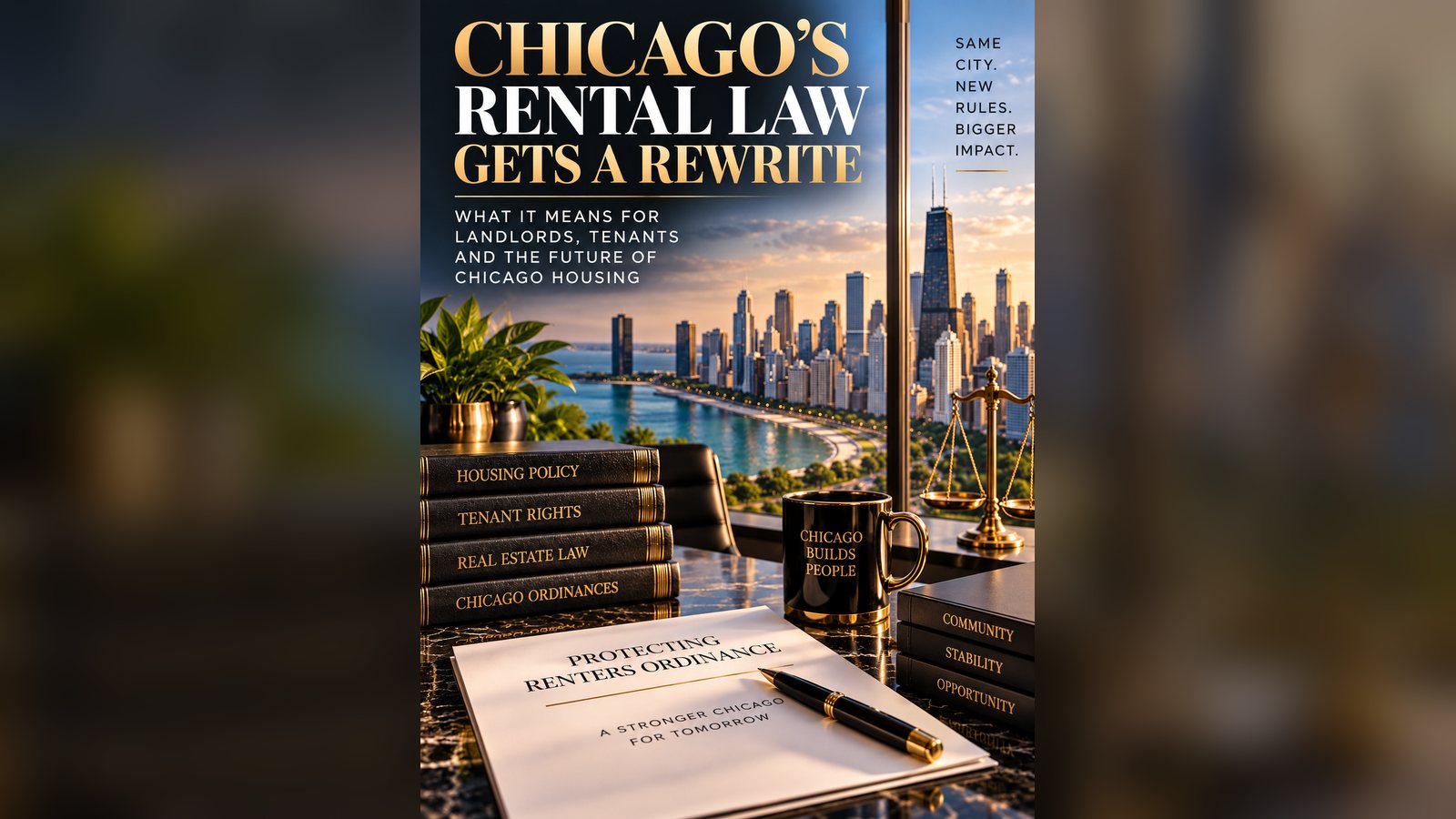 Cover image for the article: The Mayor Rewrote Chicago's Rental Ordinance Last Week. Whether It Touches Your Building May Now Come Down to Whether You Live in It.