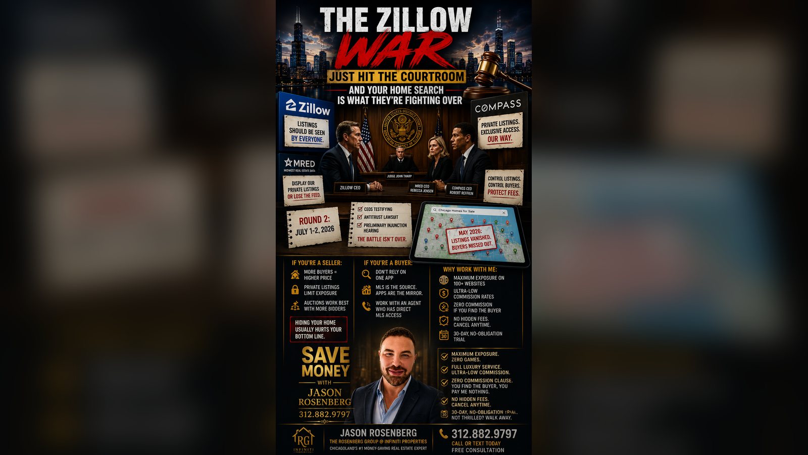 Cover image for the article: The Zillow War Just Hit the Courtroom — And Your Home Search Is What They're Fighting Over