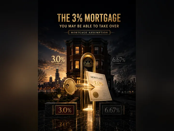 Cover image for the article: There Are Chicago Homes for Sale With a 3% Mortgage Already Attached. Here's How You Take It Over.