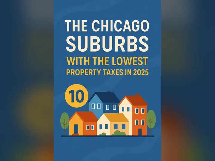 Cover image for the article: 🏡 Top 10 Chicago Suburbs with the Lowest Property Taxes in 2025 (and How to Pay Even Less!)