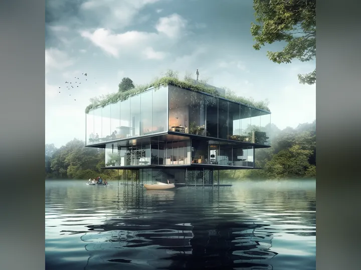 Cover image for the article: Waterworld: 5 Astonishing Modern Aquatic Homes that Redefine Living on Water