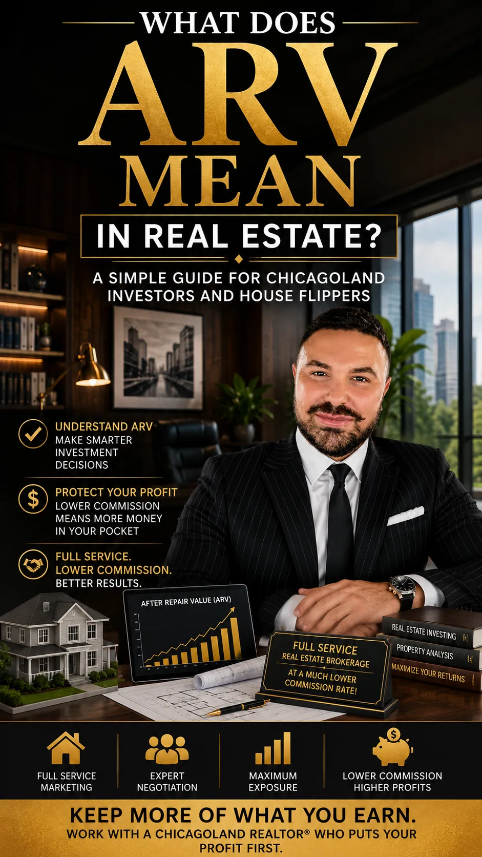 Illustration for: What Does ARV Mean in Real Estate? A Simple Guide for Chicagoland Investors and House Flippers